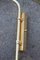 Italian Adjustable Brass Sconce, 1950s, Image 4