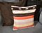 Multicolored Wool Striped Kilim Pillow Cover by Zencef Contemporary 2