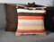 Multicolored Wool Striped Kilim Pillow Cover by Zencef Contemporary 3