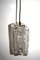 Glass and Chrome Pendant Lamp from J.T. Kalmar, 1960s, Image 2