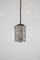 Lampada in vetro e in metallo cromato di J.T. Kalmar, anni '60, Immagine 1