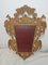 Antique Spanish Carved Wood, Gold Leaf, and Polychrome Mirror, Image 3