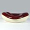 French Ceramic and Leather Ashtray Pipe Res by Gorges Jouve for Longchamp, 1950s 3