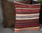 Beige, Red and Burnt Orange Kilim Pillow Cover by Zencef Contemporary 4