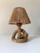 Vintage Rope Table Lamp by Adrien Audoux & Frida Minet, 1960s, Image 1