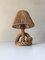 Lampe de Bureau Vintage en Corde par Adrien Audoux & Frida Minet, années 60 2