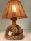 Lampe de Bureau Vintage en Corde par Adrien Audoux & Frida Minet, années 60 3
