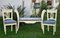 Antique French Bench and Chairs, Set of 2 1
