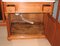 Vintage Wood and Marble Vanity Cabinet with Wash Basin, Image 3