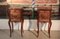 Tables de Chevet Vintage en Noyer, Set de 2 1