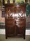 Small Antique Louis XIII Oak and Cherry Wood Wardrobe 1