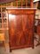 Antique Mahogany Veneer and Marble Bookcase 1