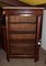 Antique Mahogany Veneer and Marble Bookcase 5