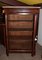 Antique Mahogany Veneer and Marble Bookcase, Image 5