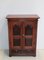 Small Antique Rosewood & Teak Spice Cabinet 1