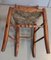 Antique Birch Campaign Chairs, Set of 5 3