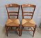 Antique Birch Campaign Chairs, Set of 5 1