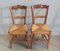 Antique Birch Dining Chairs, Set of 4, Image 1