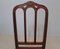 Antique Mahogany Dining Chairs, Set of 6 4