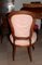 Antique Pink Mahogany Dining Chairs, Set of 4, Image 7