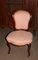 Antique Pink Mahogany Dining Chairs, Set of 4, Image 1