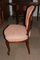 Antique Pink Mahogany Dining Chairs, Set of 4, Image 5