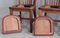 Vintage Esszimmerstühle aus massiver Eiche, 4 . Set 10