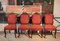 Antike Esszimmerstühle aus kubanischem Mahagoni von Jeanselme, 4er Set 4