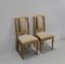 Small Vintage Beech Dining Chairs, Set of 2, Image 7