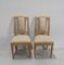 Small Vintage Beech Dining Chairs, Set of 2, Image 1