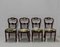 Small Antique Louis Philippe Dining Chairs, Set of 4 5