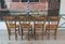 Vintage Beech Dining Chairs, Set of 4, Image 4