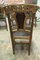 Antique Art Nouveau Walnut Dining Chairs, Set of 4 2