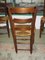 Antique Ash Dining Chairs, Set of 5, Image 4