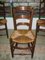 Antique Ash Dining Chairs, Set of 5 1