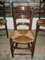Antique Ash Dining Chairs, Set of 5, Image 1
