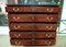 Antique Mahogany and Black Marble Dresser 10