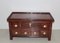 Antique Indian Mahogany Compartment Chest 1