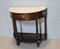 Antique Mahogany Half-Moon Console Table 1