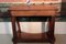 Antique Walnut Console Table, Image 7