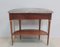 Mid-Century Louis XVI Style Cherry Half-Moon Console Table, Image 2