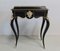 Antique Louis XV Style Black Pearwood and Brass Planter, Image 1