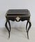 Antique Louis XV Style Black Pearwood and Brass Planter 2