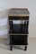 Antique Napoleon III Blackened Wood and Brass Serving Table, Image 5