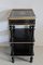 Antique Napoleon III Blackened Wood and Brass Serving Table 10