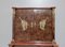 Vintage Burr Ash and Mahogany Veneer Cabinet 11