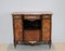 Antique Rosewood Veneer and Mahogany Console Table, Image 1