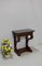 Small Antique Mahogany Veneer and Marble Console Table, Image 1