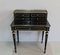 Antique Louis XVI Style Ebonized Wood Desk 1