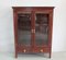 Louis XVI Style Mahogany and Glass Cupboard, Image 1